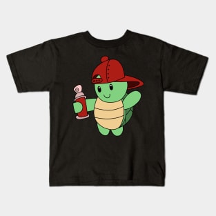 Graffiti Turtle Kids T-Shirt